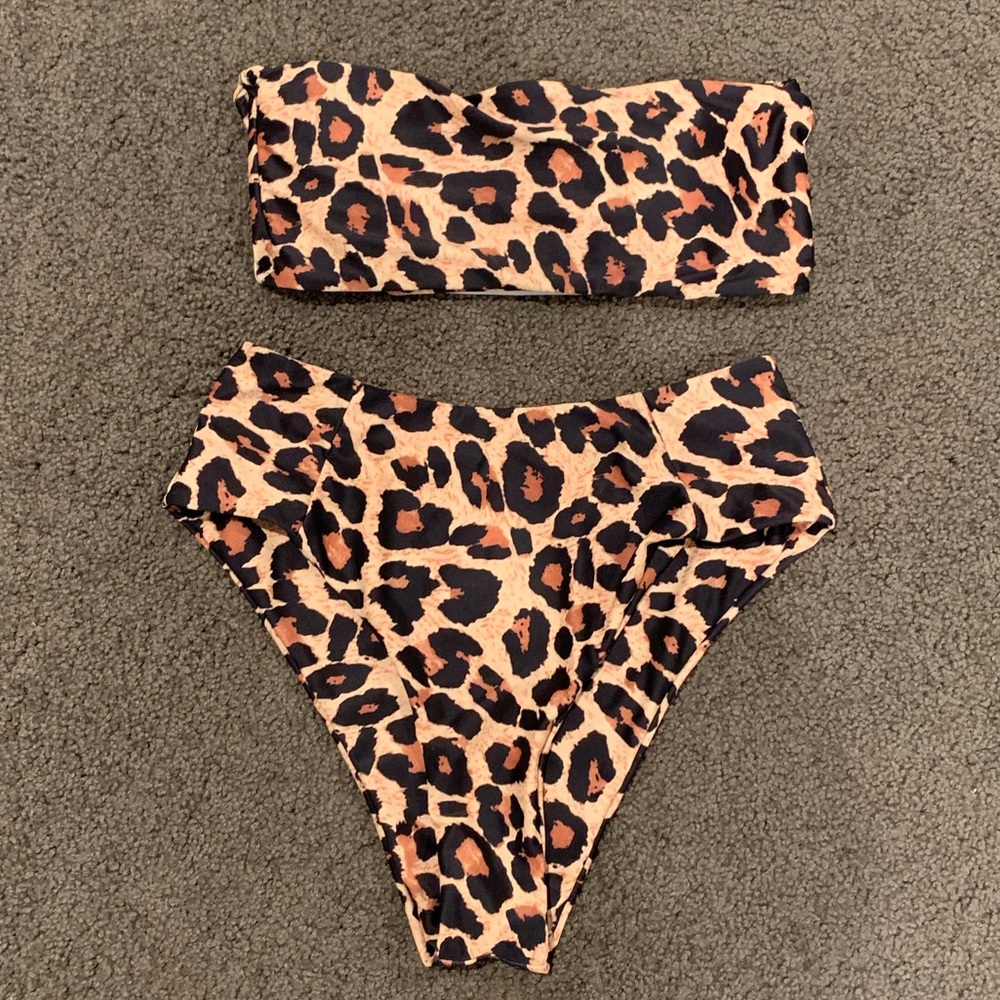 Leopard Bathing Suit Set